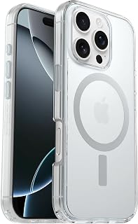 OtterBox Symmetry Series Clear MagSafe Transparent Case for iPhone 16 Pro, Shockproof, Drop-Proof, Protective Case, 3X Military Standard Tested, Transparent
