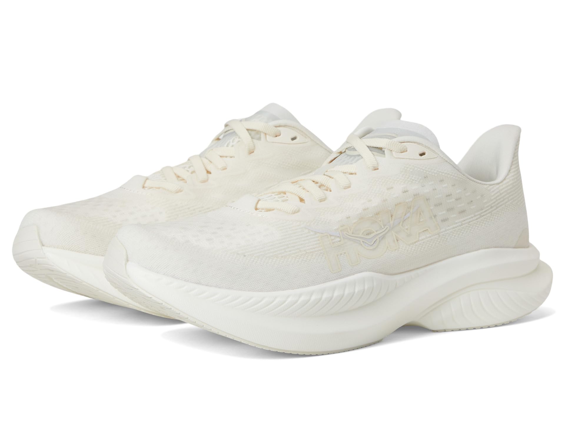 HOKA 1147810-BWHT Running Shoes, Jogging Shoes, Mach 6 [Parallel Import]