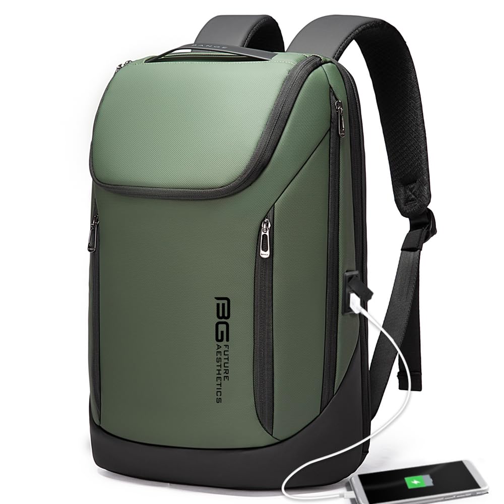 BANGE Business Smart Backpack Waterproof fit 15.6 Inch Laptop Backpack with USB 
