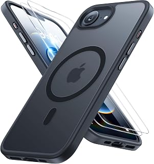 Miracase Case for iPhone 17e / 16e with Magsafe, 2 9H+ Tempered Glass