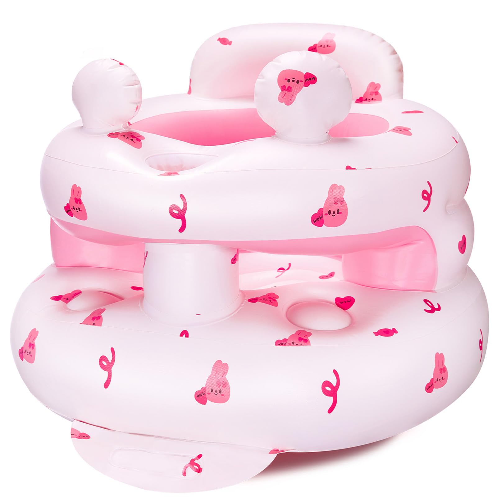 Inflatable Baby Seat for Babies 3-36 Months，[Squeaky Sound &amp; Anti-Fall Desig