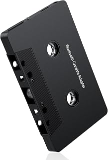 Macrider Wireless Bluetooth 5.0 Cassette Adapter for Car with Stereo Audio | Audio Adapter Tape Deck to Smartphone Streaming, Hands-Free Music & Calls for Vintage Auto Stereo(USB Charge Cable Included)