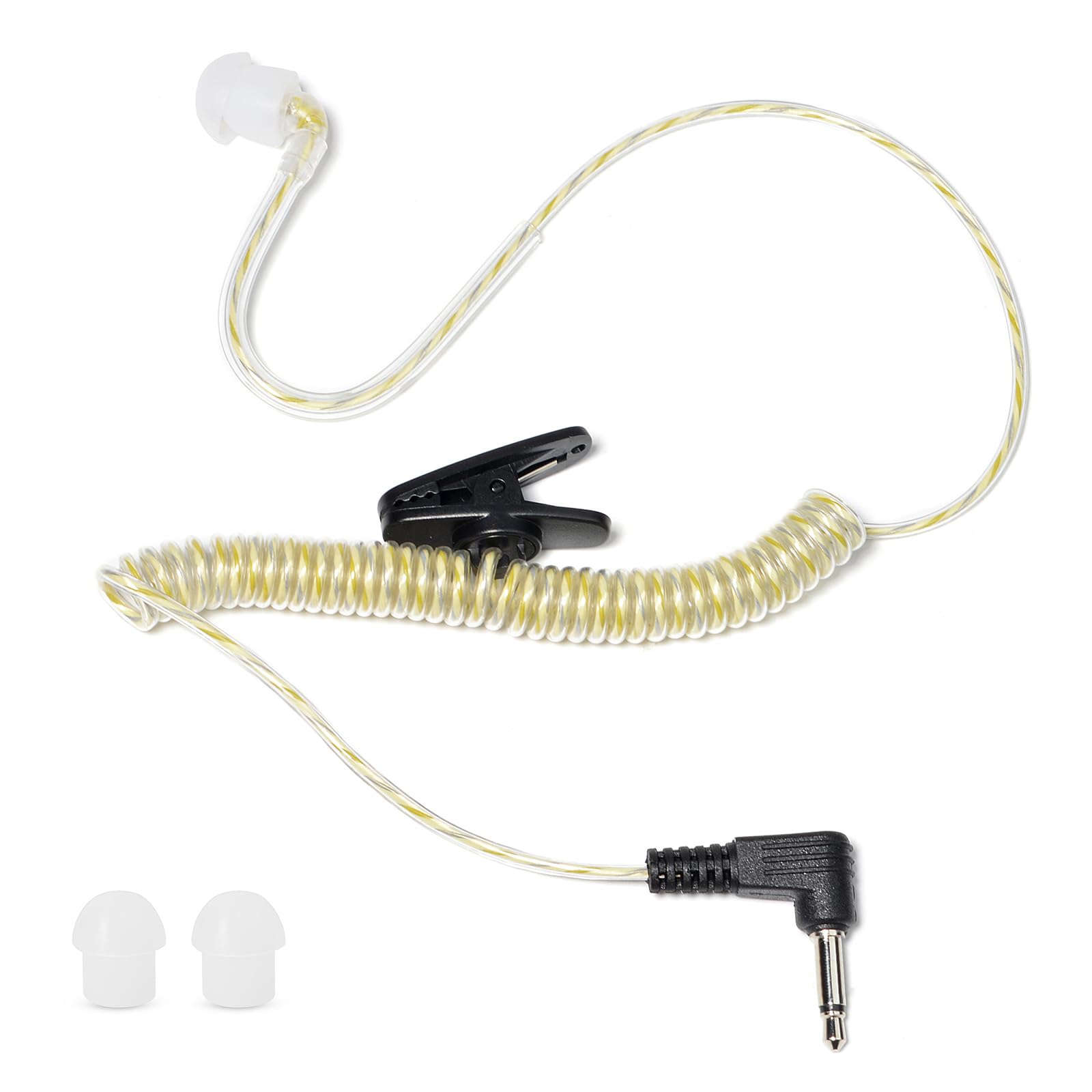UAYESOK 3.5mm Listen Only Earpiece for Radio Speaker Mic | Balanced Armature Dri
