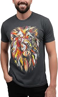 Graphic Tees for Men Trippy Space Design Colorful T-Shirts S-4XL