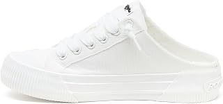 Rocket Dog Women's Cheer Mule Plush Foam Comfort Sneaker, White, 36.5 EU
