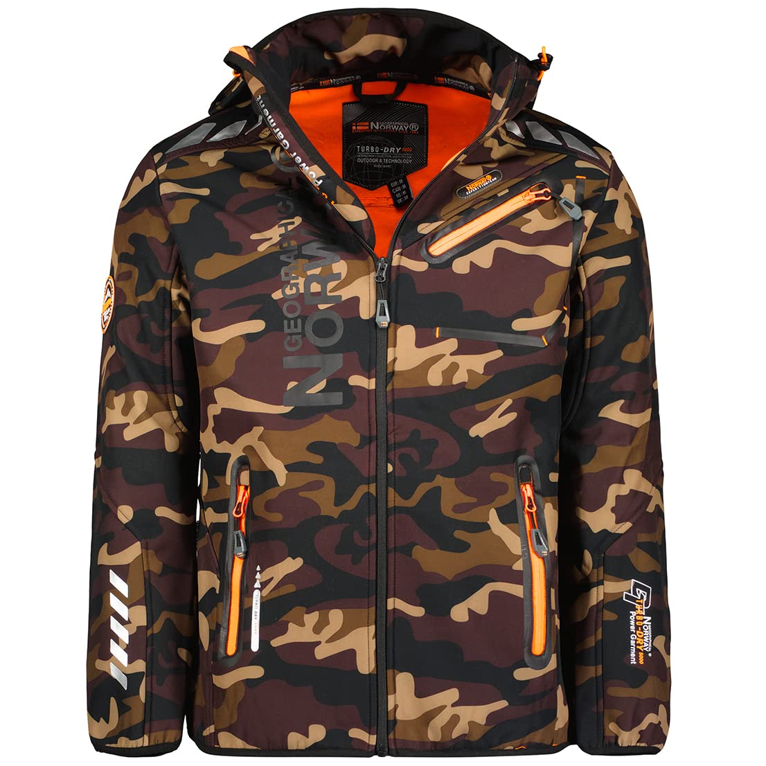 Geographical Norway Geographical Norway Rainmen Smu Men's Softshell Jacket, Khak