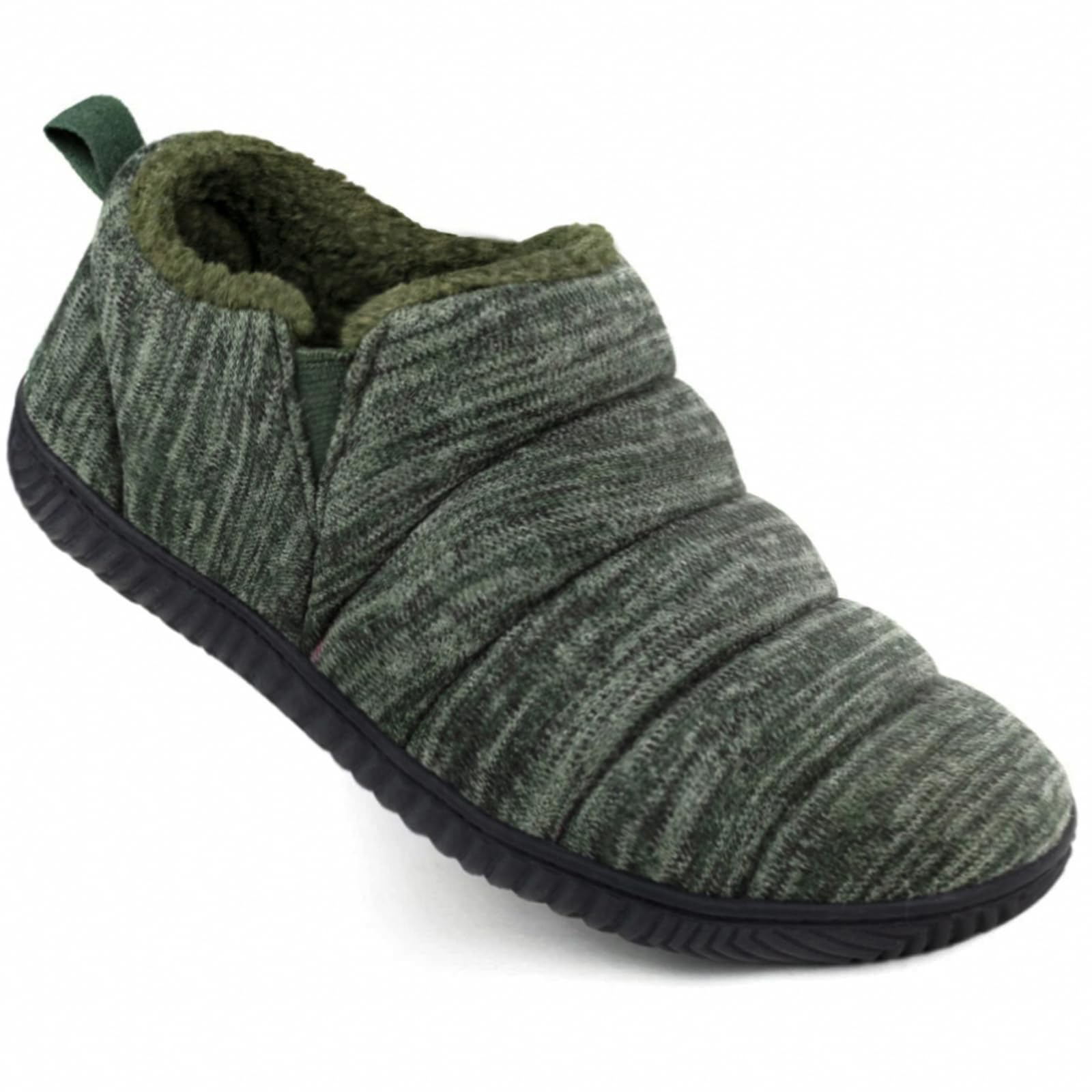 Zizor Men's Warm Winter Slippers Memory Foam Indoor Outdoor House Shoes