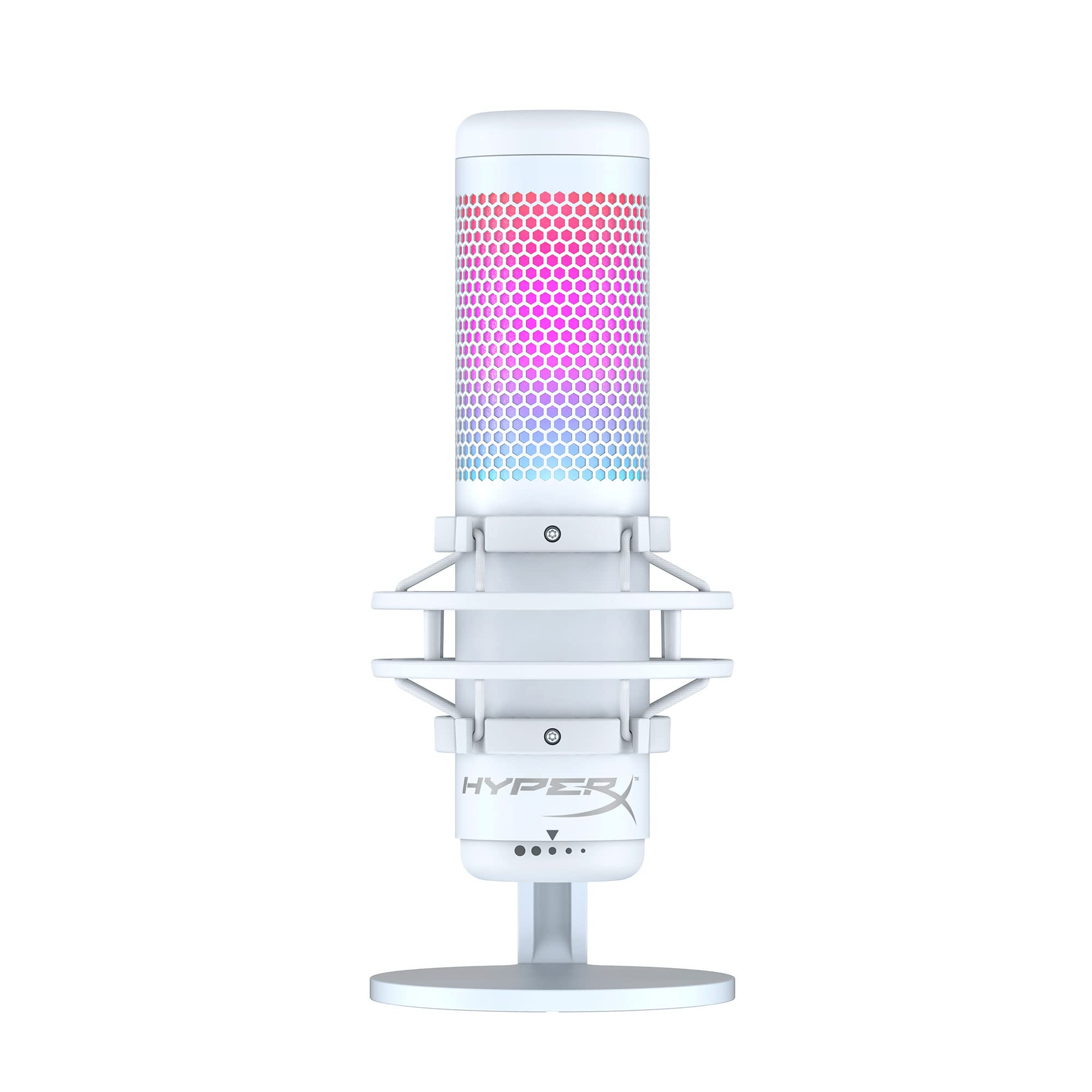 HyperX QuadCast S – RGB USB Condenser Microphone for PC PS5 Mac Anti-Vibration S