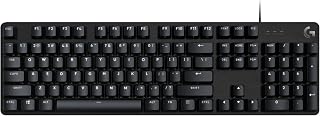 Logitech G413 SE Full-Size Mechanical Gaming Keyboard - Black | Backlit, anti-ghosting, compatible with Windows and macOS, aluminum material