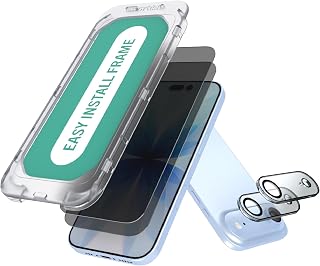 Smartish iPhone Air Privacy Screen + Lens Protector, Tuff Sheet