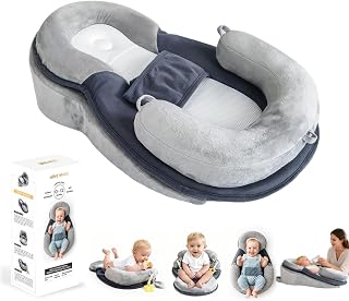 Baby Feeding Pillow, Anti Overflow Breast Feeding Pillow, Tummy Time Mat | Detachable Design