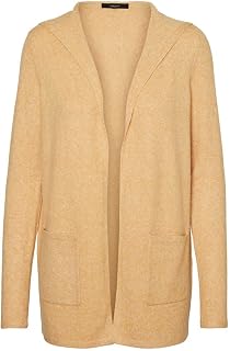 VERO MODA Vmdoffy LS Open Hood Cardigan Ga Noos Sweater Women