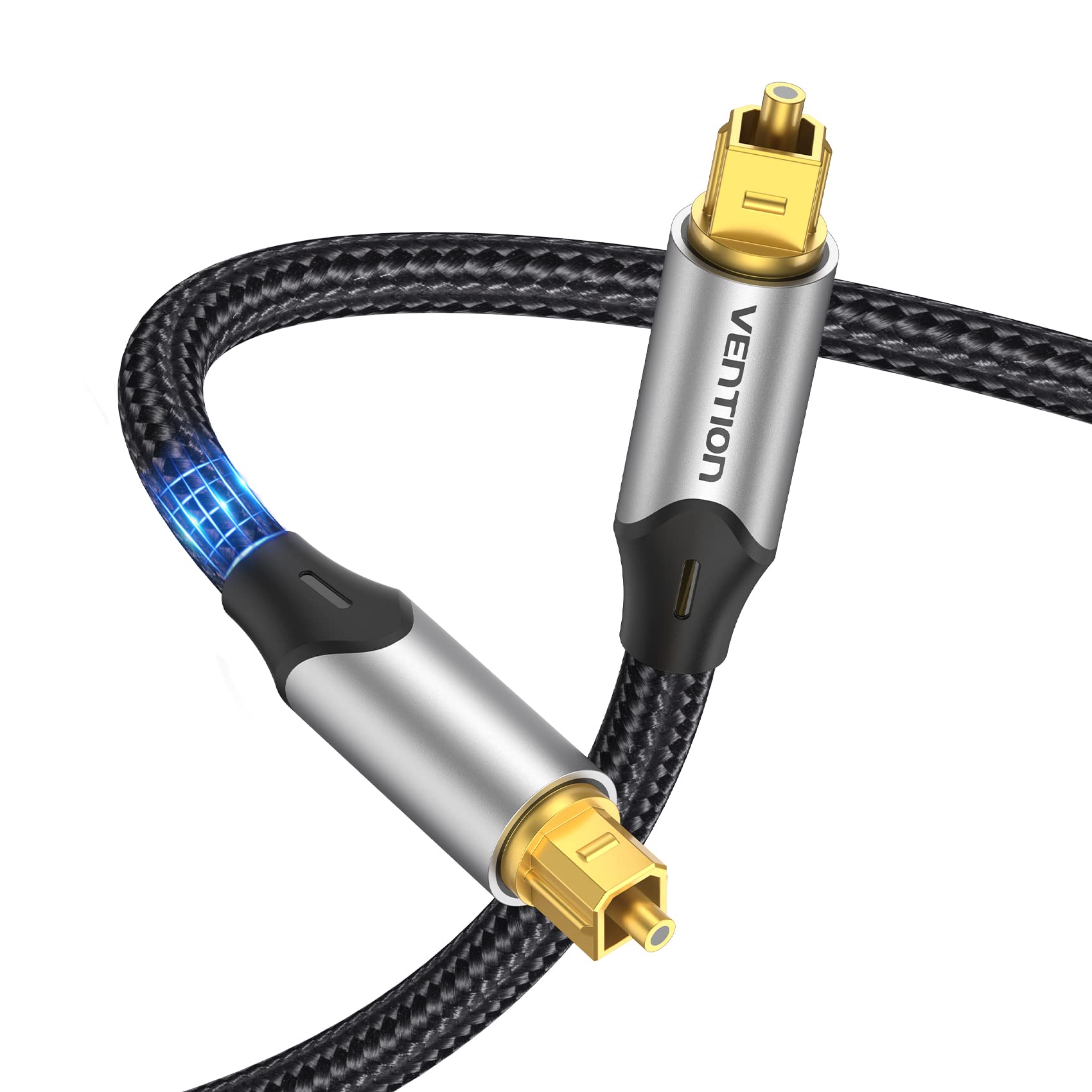 VENTION 2M Optical Cable for Soundbar to TV Digital, Toslink Optical Audio Cable