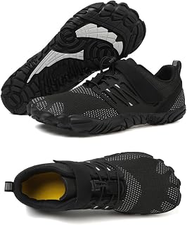 Barfußschuhe Herren Barfussschuhe Damen Barfuss Schuhe Zehenschuhe Outdoor Fitnessschuhe rutschfest Traillaufschuhe Barefoot Shoes Mit Zero-Drop Solhe,Gr.35-46 EU