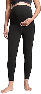 CRZ YOGA Maternity Leggings 25" | Butterluxe, Extremely Soft, Gentle Compression, Yoga, Super High Waist, U-shaped Belly, Pregnancy and Postpartum