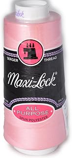 Maxi Lock All Purpose Thread Medium Pink 3000YD Cone MLT-036