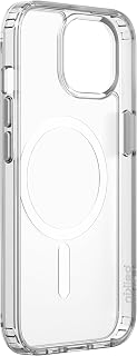 Belkin iPhone15用クリアケース MagSafe対応 マグネット搭載 薄型 超耐衝撃 UV耐性 黄ばみ防止 ソフトTPU MSA019btCL
