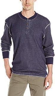Wrangler Authentics Men's Long Sleeve Henley Waffle Henley Shirt (Pack of 1)