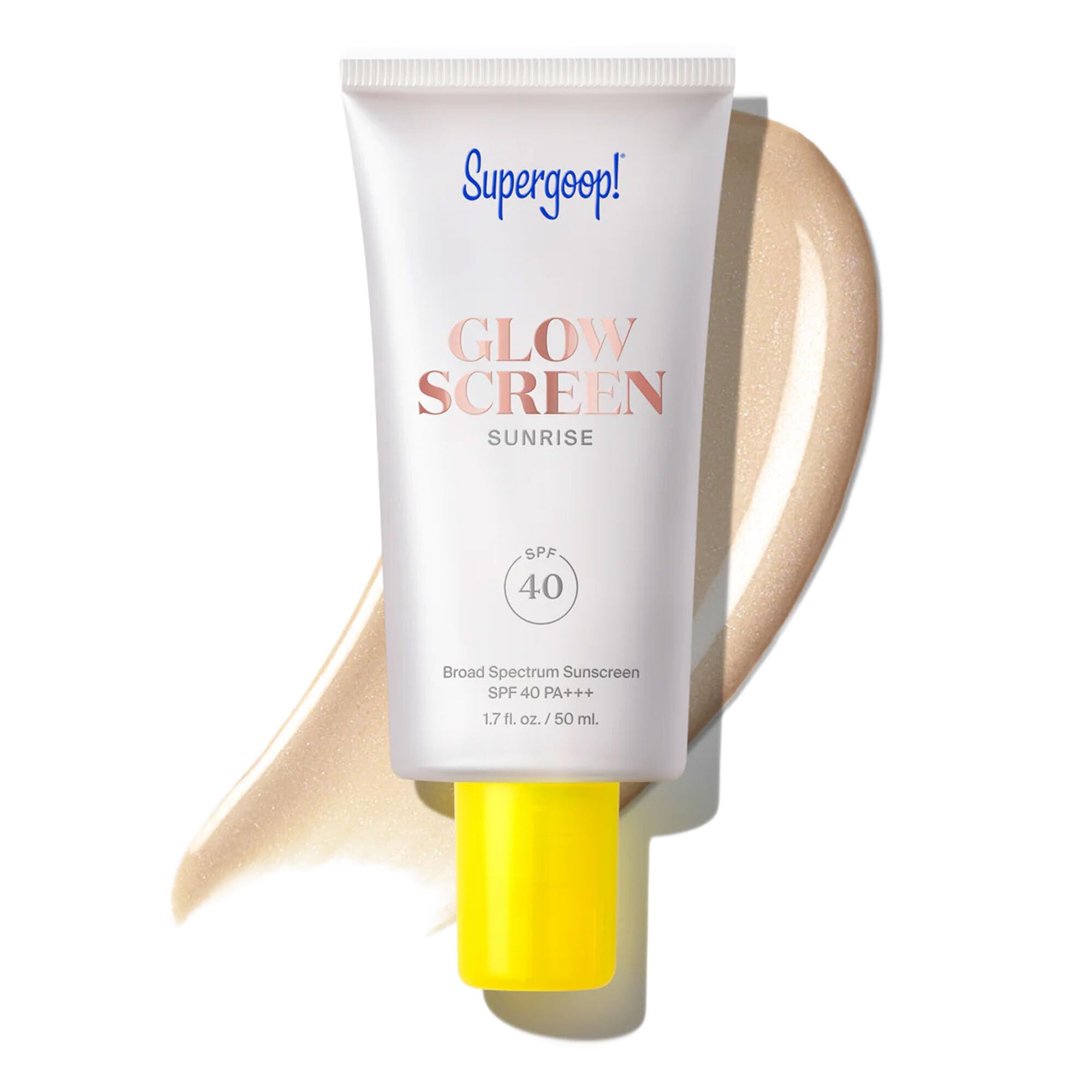 Supergoop! Glowscreen SPF 40 Tinted Sunscreen + Primer | Glowy moisturizing make