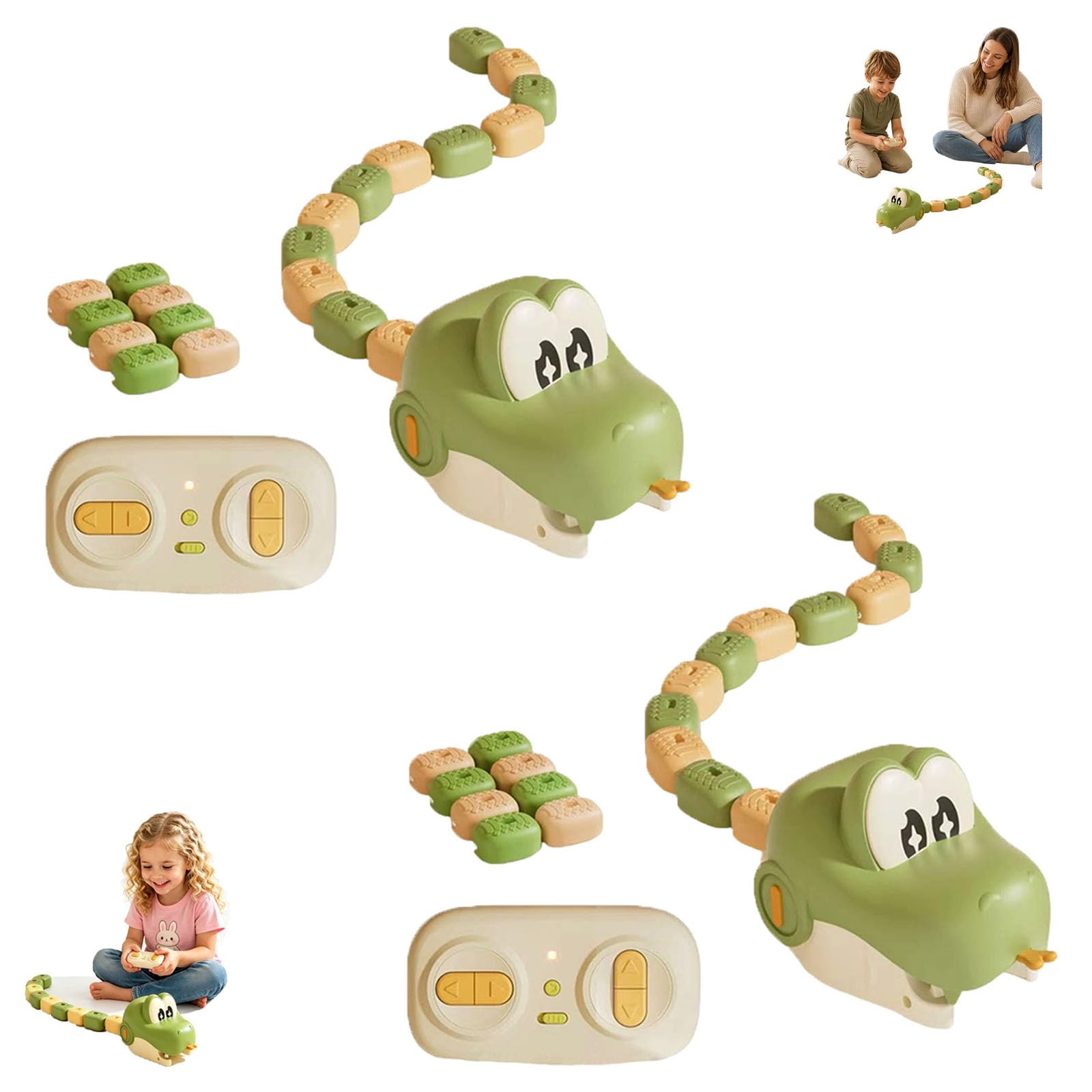 Magnetic Snake Game Toy Eating Itself, Fun Interactive Race Game | Remote Contro