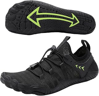 Quick Dry Barefoot Aqua Shoes - Mens Womens Beach & Pool Shoes for Swim, Surf & Diving