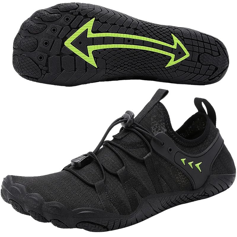 Quick Dry Barefoot Aqua Shoes - Mens Womens Beach & Pool Shoes for Swim, Surf & 