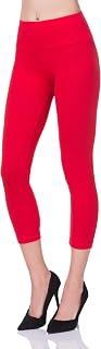 FUTURO FASHION® - Sports cropped leggings - high waist/tummy control panel - LWP34, Royal Blue