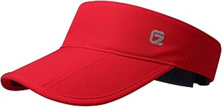 GADIEMKENSD Foldable Visors UPF 50+ Reflective Logo Breathable Unisex Design for Golf, Tennis, Running and Travel