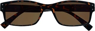 OPULIZE Mens Large Brown Tortoiseshell Readers With Reading Sunglasses Twin Pack Spring Hinges- Multipack, 1 Pack - Brown Turtle - Sg