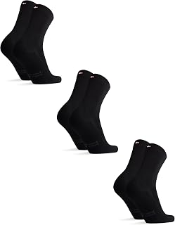 DANISH ENDURANCE Bamboo Fibre Men's Socks, Breathable Anti-Sweat Socks, Soft and Classic, Work Socks and Daily Use, 3 or 6 Pairs