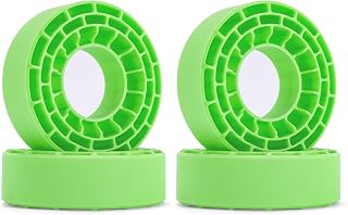 INJORA Silicone Rubber Inserts for 62-64mm * 24mm 1.0" Tires, GN, 1064
