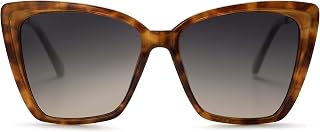 SOJOS SJ2206 Women's Sunglasses Cateye Retro Vintage Fashion Cat's Eye Polarised Square Sunglasses Large UV Protection