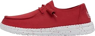 HEYDUDE Wendy Slub Canvas Women's Pink Shoes