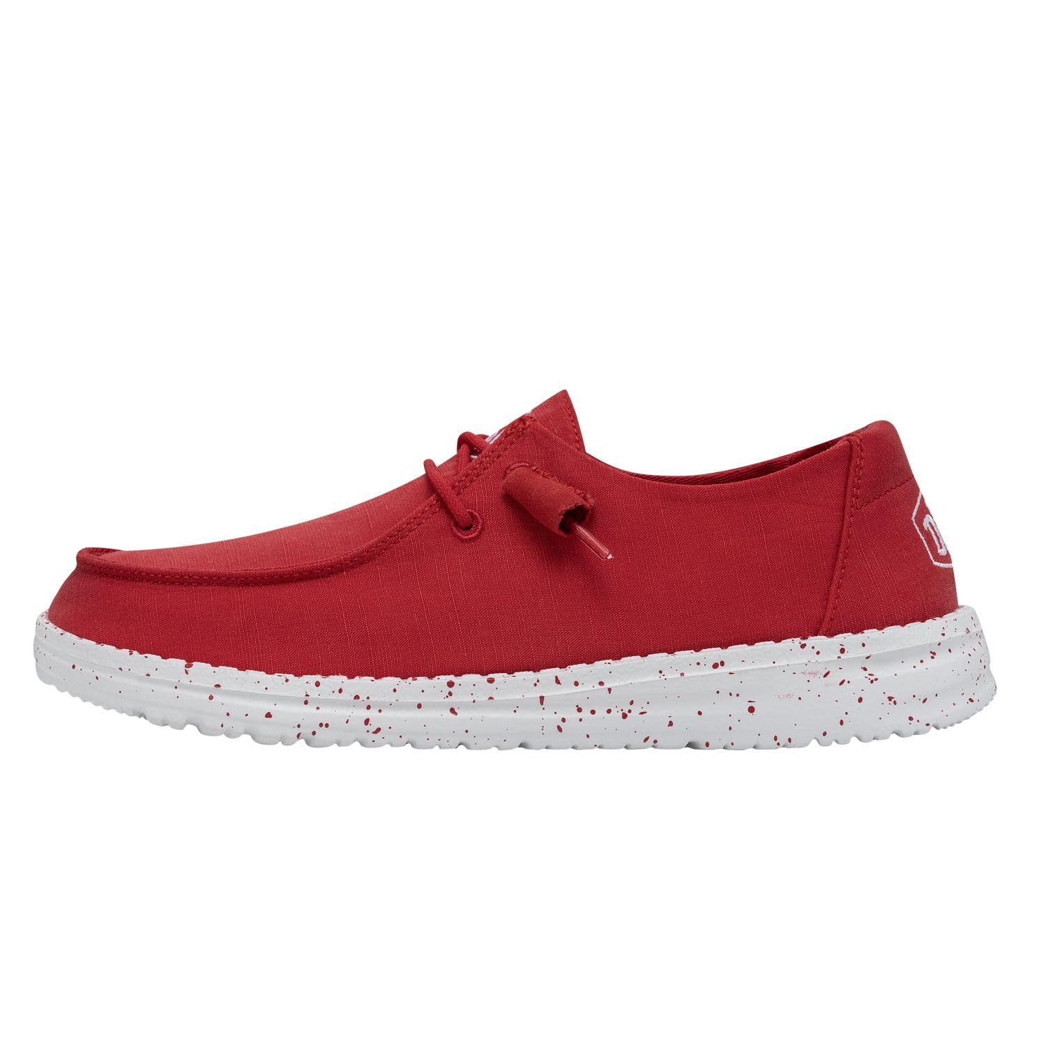 HEYDUDE Wendy Slub Canvas Women's Pink Shoes