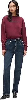 Karl Lagerfeld Jeans Women's High Rise Straight Denim
