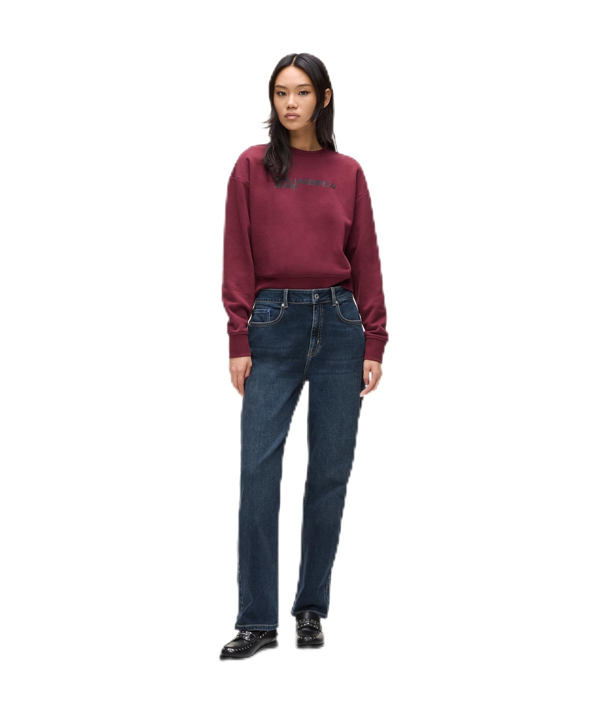 Karl Lagerfeld Jeans Women's High Rise Straight Denim