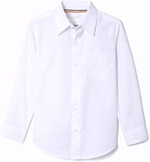 French Toast Boys Expandable Collar Button Down Dress Shirt with Long SleevesButton Down Shirt