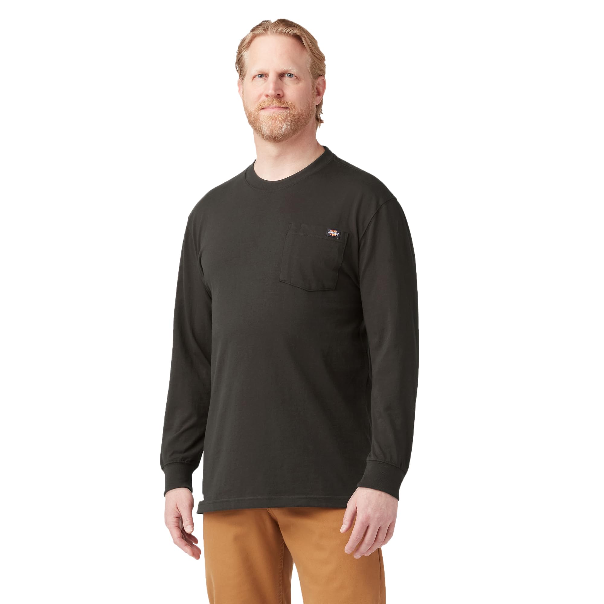 Dickies Men's Heavyweight Long Sleeve Pocket T-Shirt