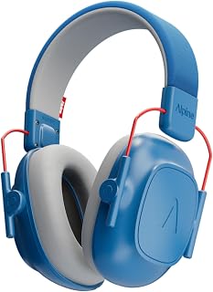 Alpine Muffy - Noise Cancelling Headphones for Kids - CE & ANSI Certified - Earmuffs for Autism - Kids Ear Protection for Sensory & Concentration Aid - Blue