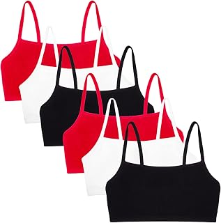 Fruit of the Loom Women's Built-up Sports Bra Sports Bra (Pack of 6)