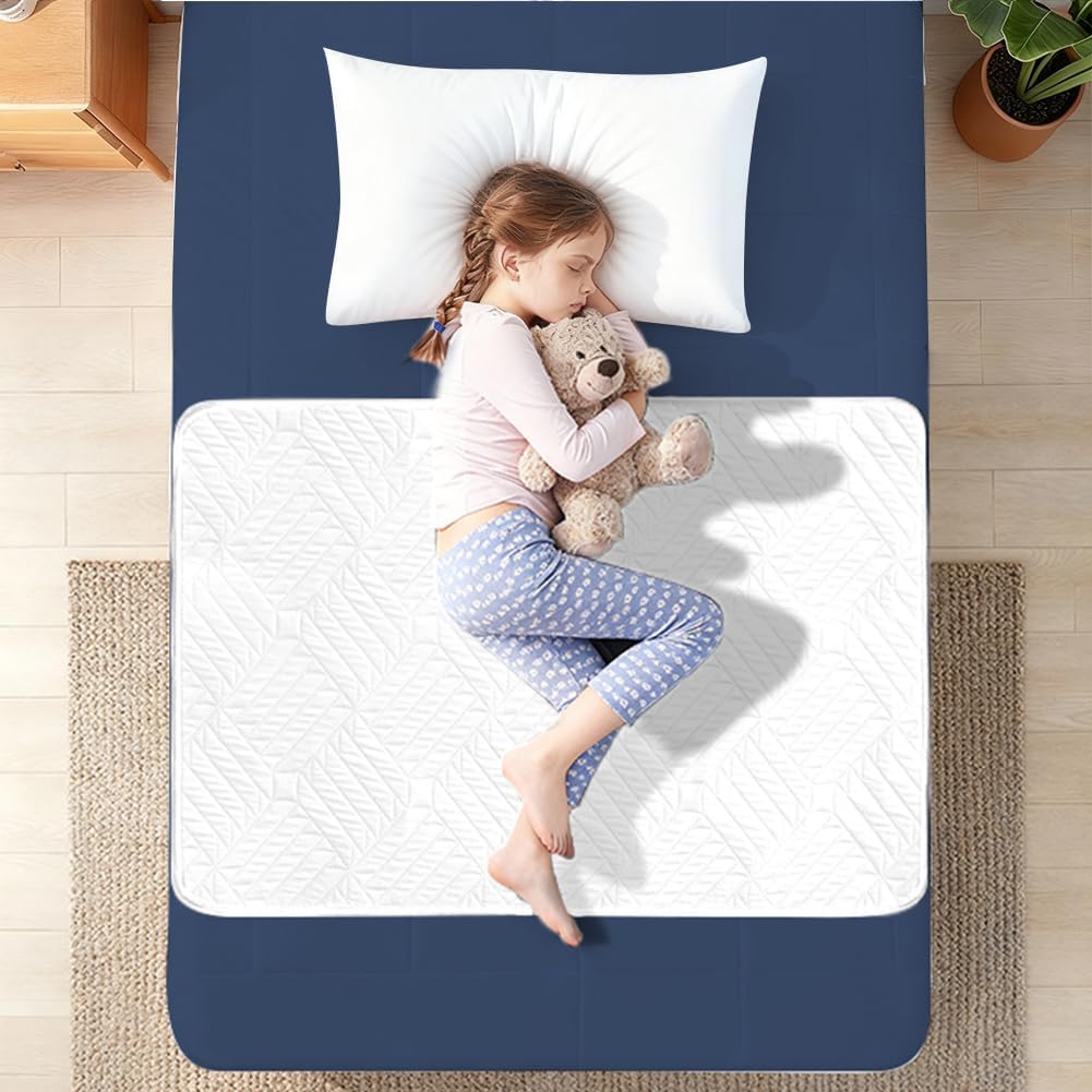 DUJUIKE Washable Incontinence Bed Sheets for Kids&babies| Small Single | 100% Wa