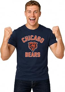 NFL Gameday Cotton Blend T-Shirt for Men and Women - Licensed | Officially licensed NFL gameday cotton blend tee with thermal print team graphics - tagless fit S to 5XL