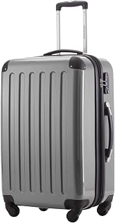 Hauptstadtkoffer ALEX Expandable Hard Trolley 65 cm (74 L) with TSA Lock, Robust Travel Case with 4 Double Wheels, Silver
