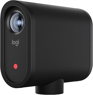 Logitech for Creators Mevo Start Wireless Live Streaming Camera - Black | For creators, live video, intelligent app control, LTE or Wi-Fi