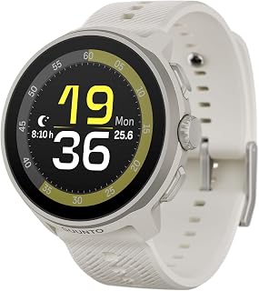 SUUNTO Run GPS Sport Running Watch, Lightweight 1.32" AMOLED, Gray Silicone | Dual-Band GNSS, 12D Battery Life, Touchscreen, 34+ Sports, Daily Activity&Recovery Tracking, 4GB Offline Music, SUUNTO App