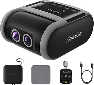 XbotGo Falcon All-in-One AI Action Camera, 4K Sports Camera (Grey) | All-in-one AI action camera with 4K dual-lens recording, auto tracking, live streaming, and smart sports capture.