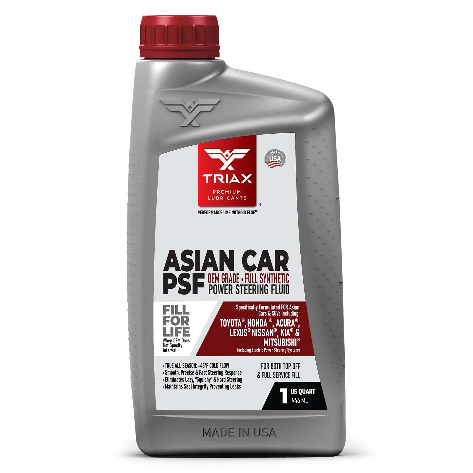 TRIAX Asian Car PSF Hydraulic &amp; Electric Full Synthetic OEM Grade Power Stee