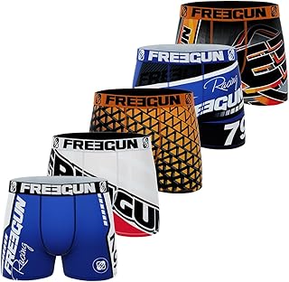 Freegun Mens Boxer Shorts US 5 Pack
