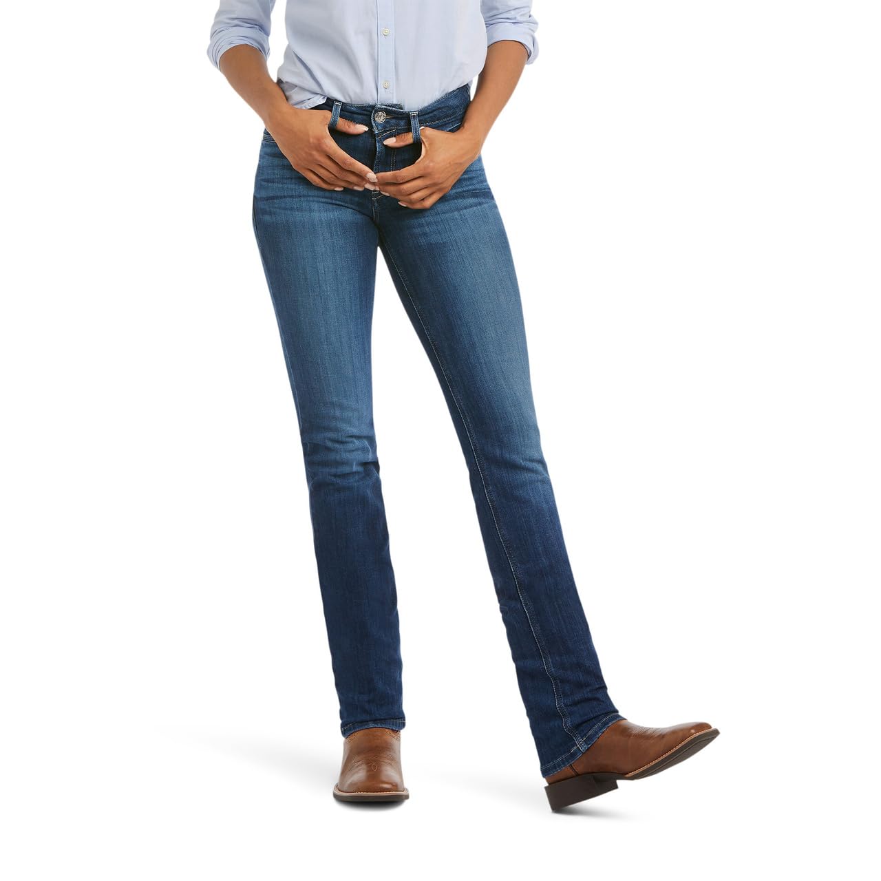 ARIAT Womens R.e.a.l. Perfect Rise Abby Straight Jean