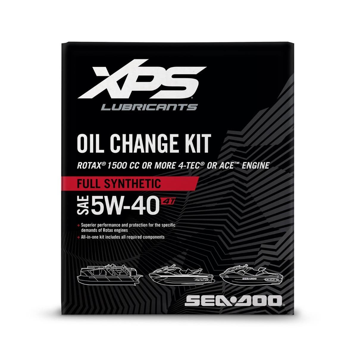 Sea-Doo OEM XPS 4-Stroke 5W-40 Full Synthetic Oil Change Kit for 1500cc or More 